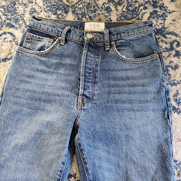 Free People We The Free Stella Skinny Jean Rip & Repair Raw Hem 28 - Picture 7 of 13